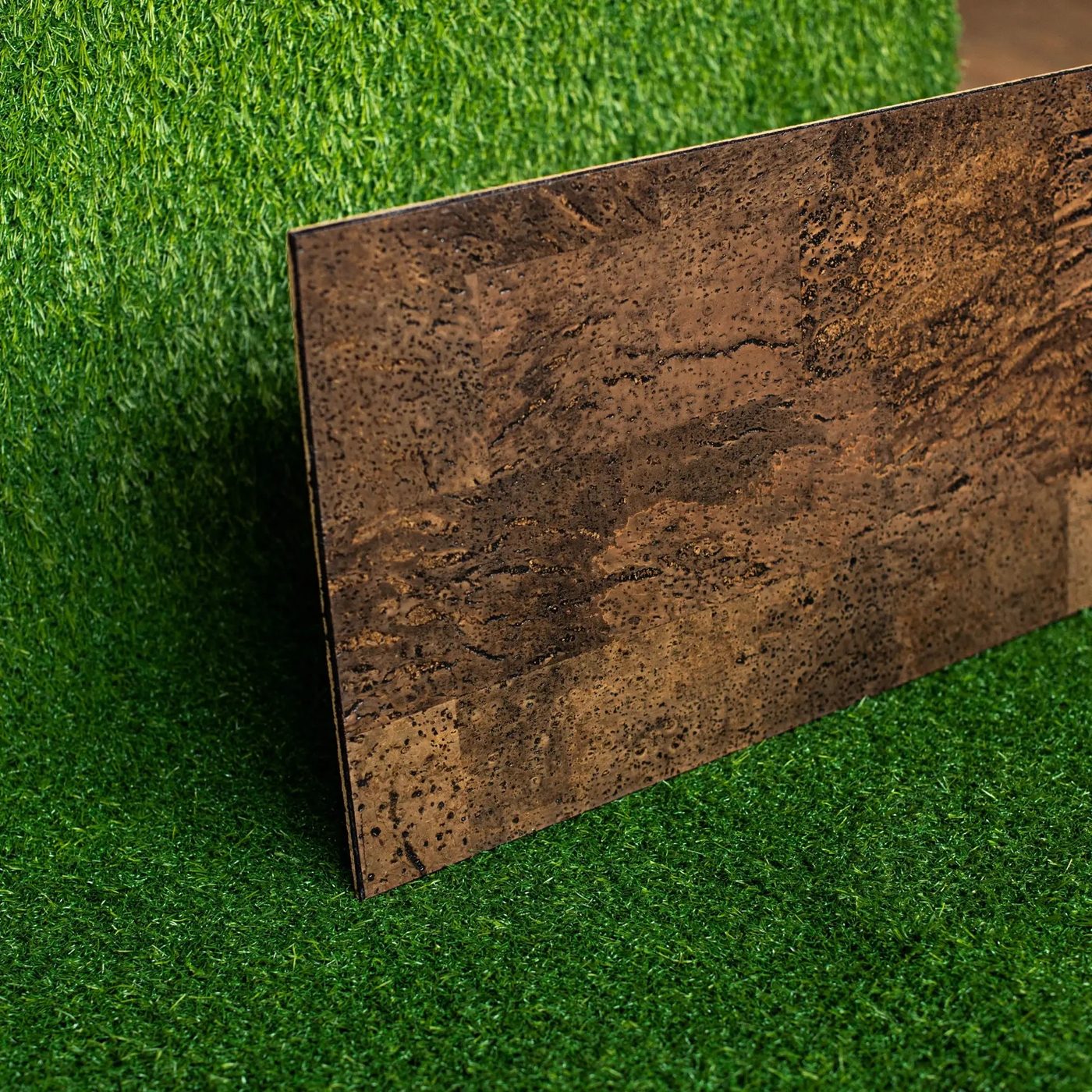 Панель пробкового пола «Жаклин»: лицевая сторона и торец